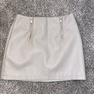 Leather Skirt